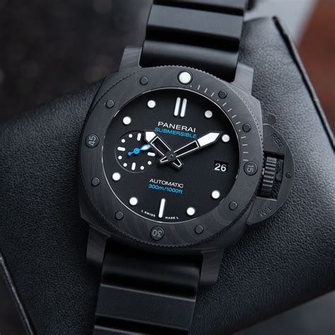 panerai carbotech 42mm submersible.